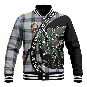 Bell Family Crest Tartan Baseball Jacket Alba Thistle Inspired