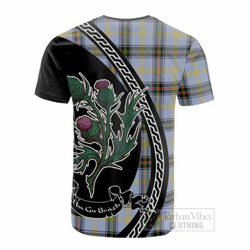 Bell Family Crest Tartan Cotton T-shirt Alba Thistle Inspired