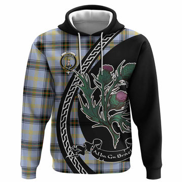 Bell Family Crest Tartan Hoodie Alba Thistle Inspired