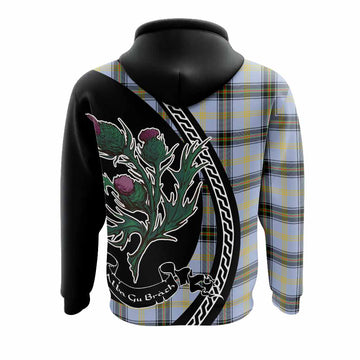 Bell Family Crest Tartan Hoodie Alba Thistle Inspired