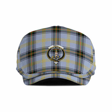 Bell Family Crest Tartan Jeff Cap, Tartan Flat Cap