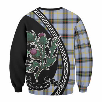 Bell Family Crest Tartan Sweatshirt Alba Thistle Inspired