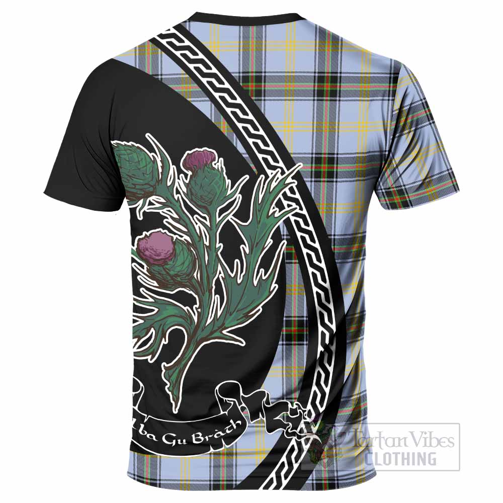 Bell Family Crest Tartan T-Shirt Alba Thistle Inspired - Tartan Vibes Clothing