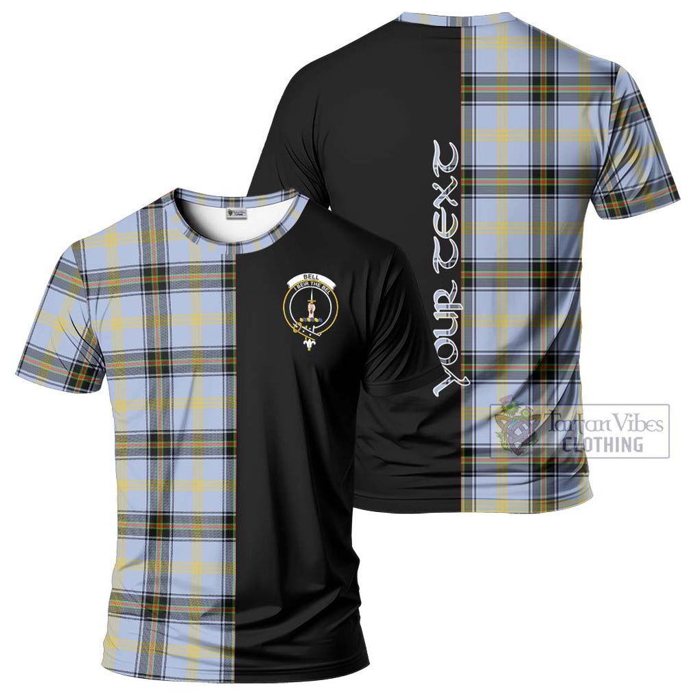 Bell of the Borders Tartan T-Shirt with Family Crest and Half Of Me Style Kid's Shirt - Tartanvibesclothing Shop