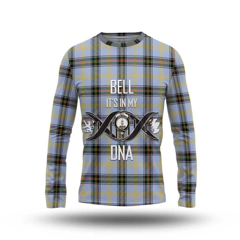 Bell of the Borders Tartan Long Sleeve T-Shirt with Family Crest DNA In Me Style Unisex - Tartanvibesclothing Shop