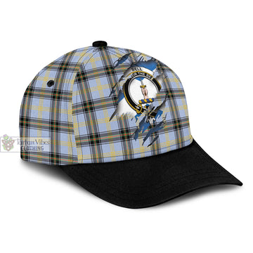 Bell of the Borders Tartan Classic Cap with Family Crest In Me Style