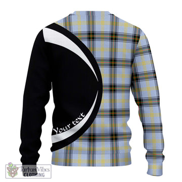 Bell of the Borders Tartan Ugly Sweater with Family Crest Circle Style - Tartan Vibes Clothing