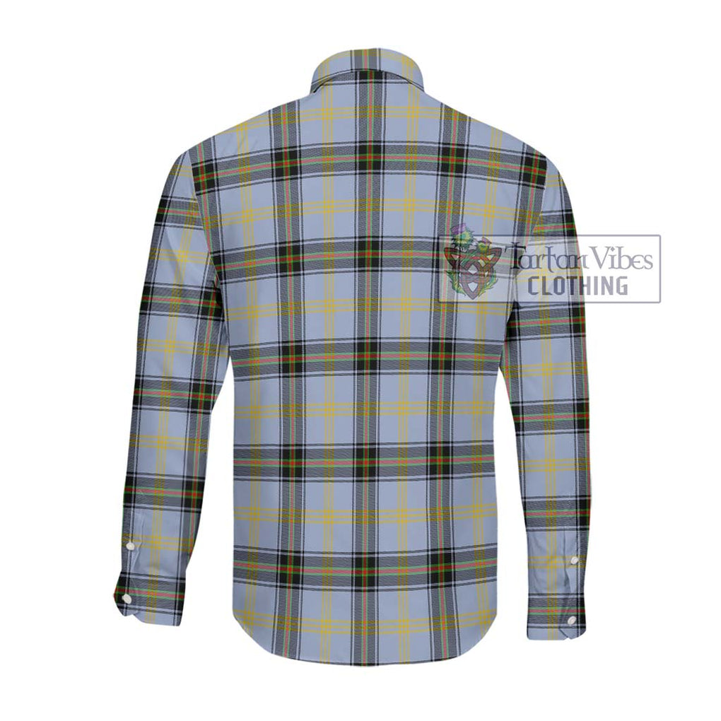 Bell of the Borders Tartan Long Sleeve Button Shirt with Family Crest DNA In Me Style - Tartanvibesclothing Shop