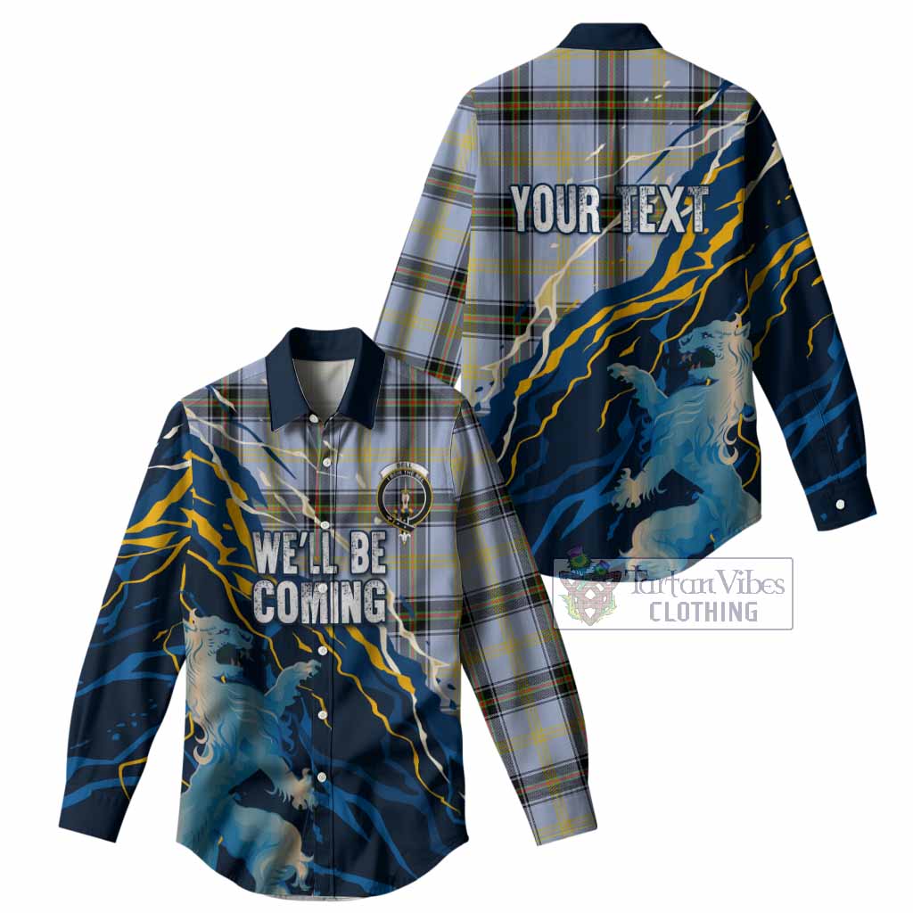Bell Scotland Tartan Women Casual Shirt WC2026 Football - We'll Be Coming