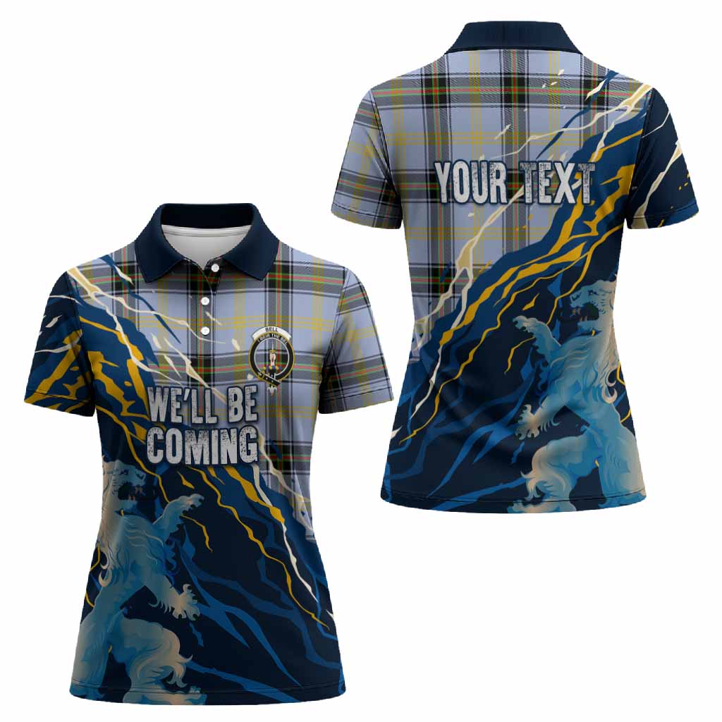 Bell Scotland Tartan Women Polo Shirt WC2026 Football - We'll Be Coming