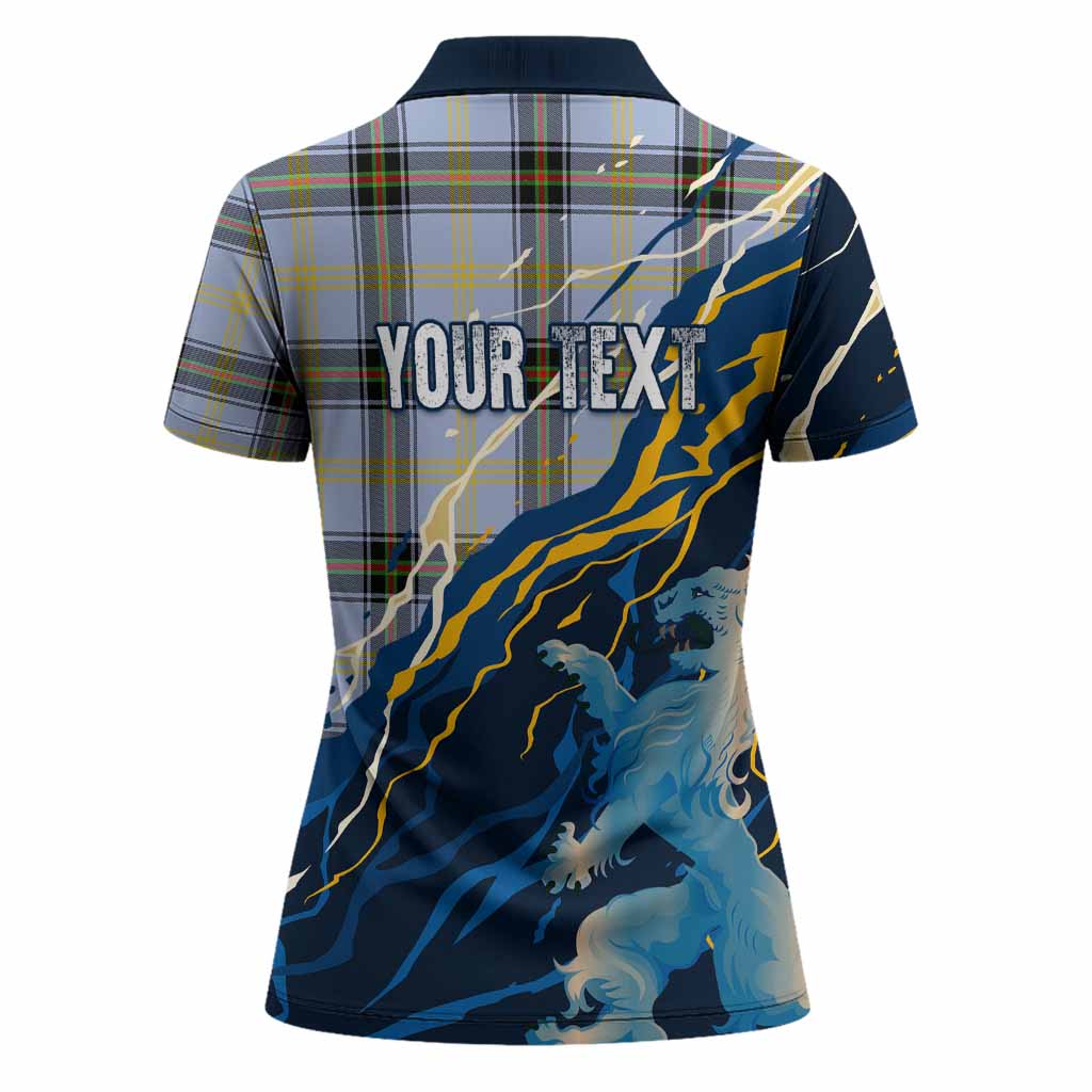 Bell Scotland Tartan Women Polo Shirt WC2026 Football - We'll Be Coming