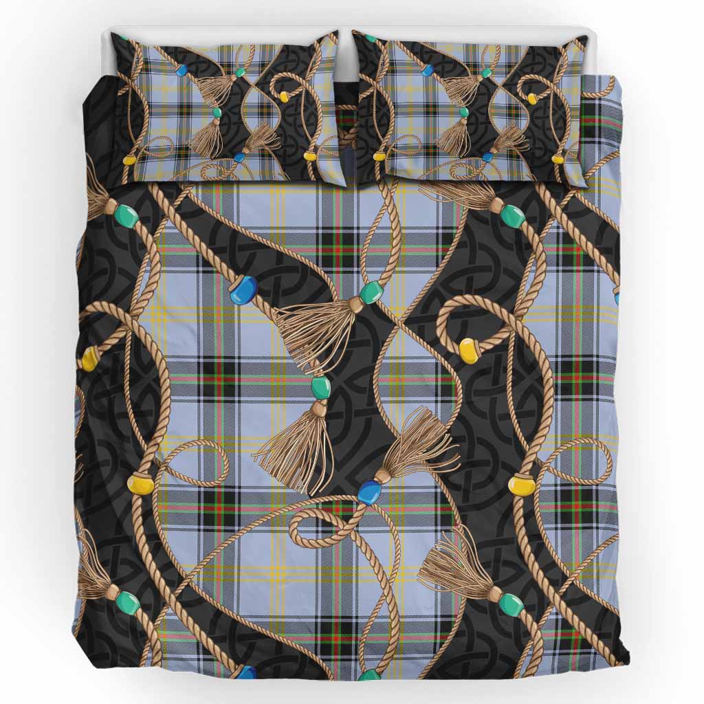Bell Scottish Tartan Twisted Ropes Stylized Bedding Set UK Bedding Set UK King 91*87 inch - Tartan Vibes Clothing