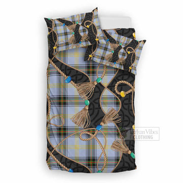 Bell Scottish Tartan Twisted Ropes Stylized Bedding Set UK Bedding Set UK Double 79*79 inch - Tartan Vibes Clothing
