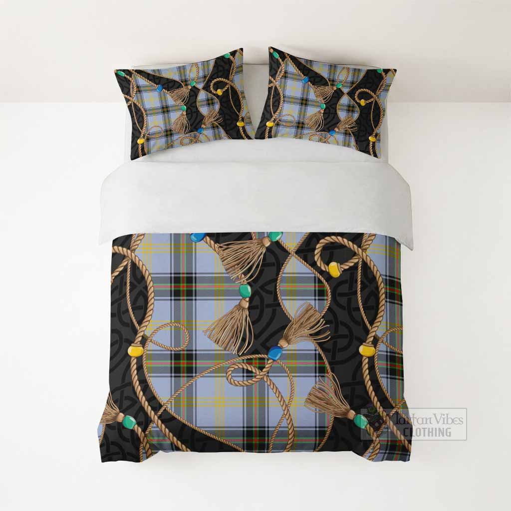 Bell Scottish Tartan Twisted Ropes Stylized Bedding Set - Tartan Vibes Clothing