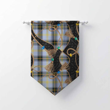 Bell Scottish Tartan Twisted Ropes Stylized Gonfalon