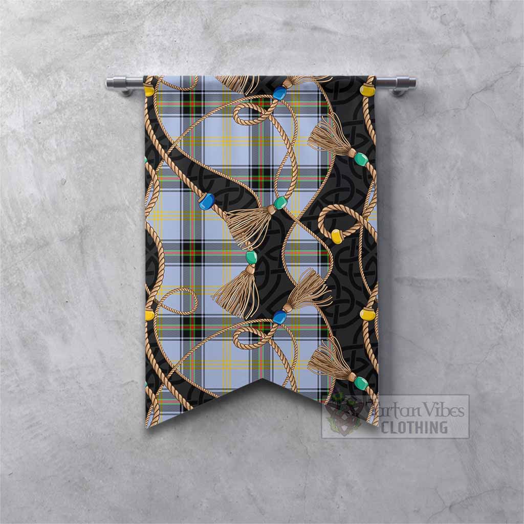 Bell Scottish Tartan Twisted Ropes Stylized Gonfalon Fishtail - Tartan Vibes Clothing