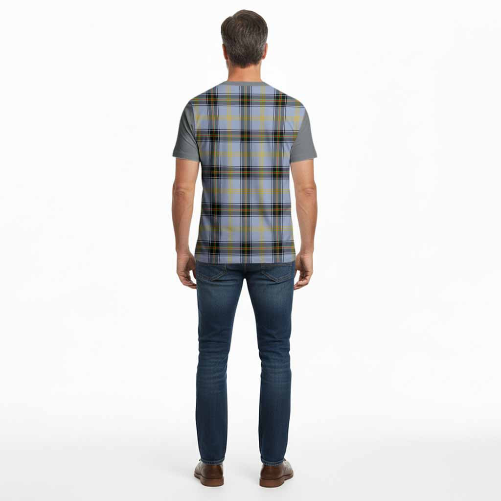 Bell Tartan Accent Cotton T-shirt with Family Crest
