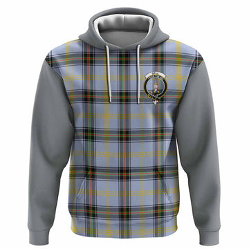Bell Tartan Accent Hoodie with Family Crest