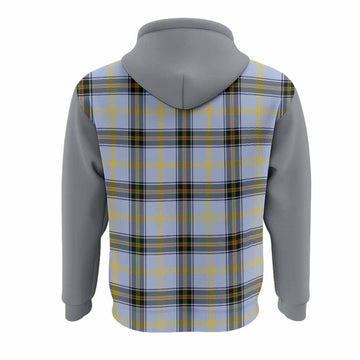 Bell Tartan Accent Hoodie with Family Crest