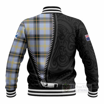 Bell Tartan Baseball Jacket New Zealand Pattern Unique Zipper Stylized