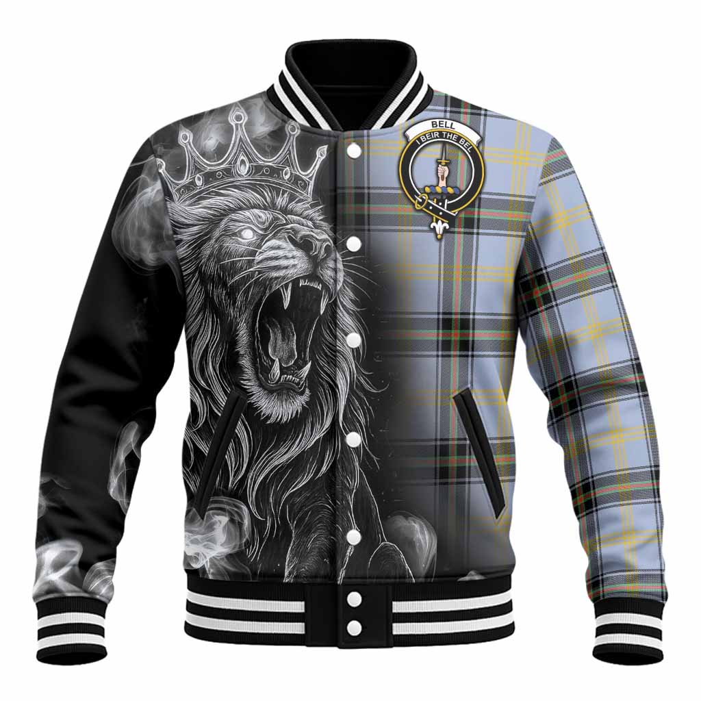 Bell Tartan Baseball Jacket Roaring Lion Heritage