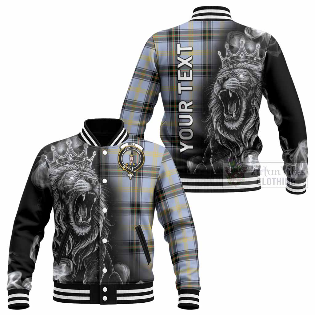 Bell Tartan Baseball Jacket Roaring Lion Heritage