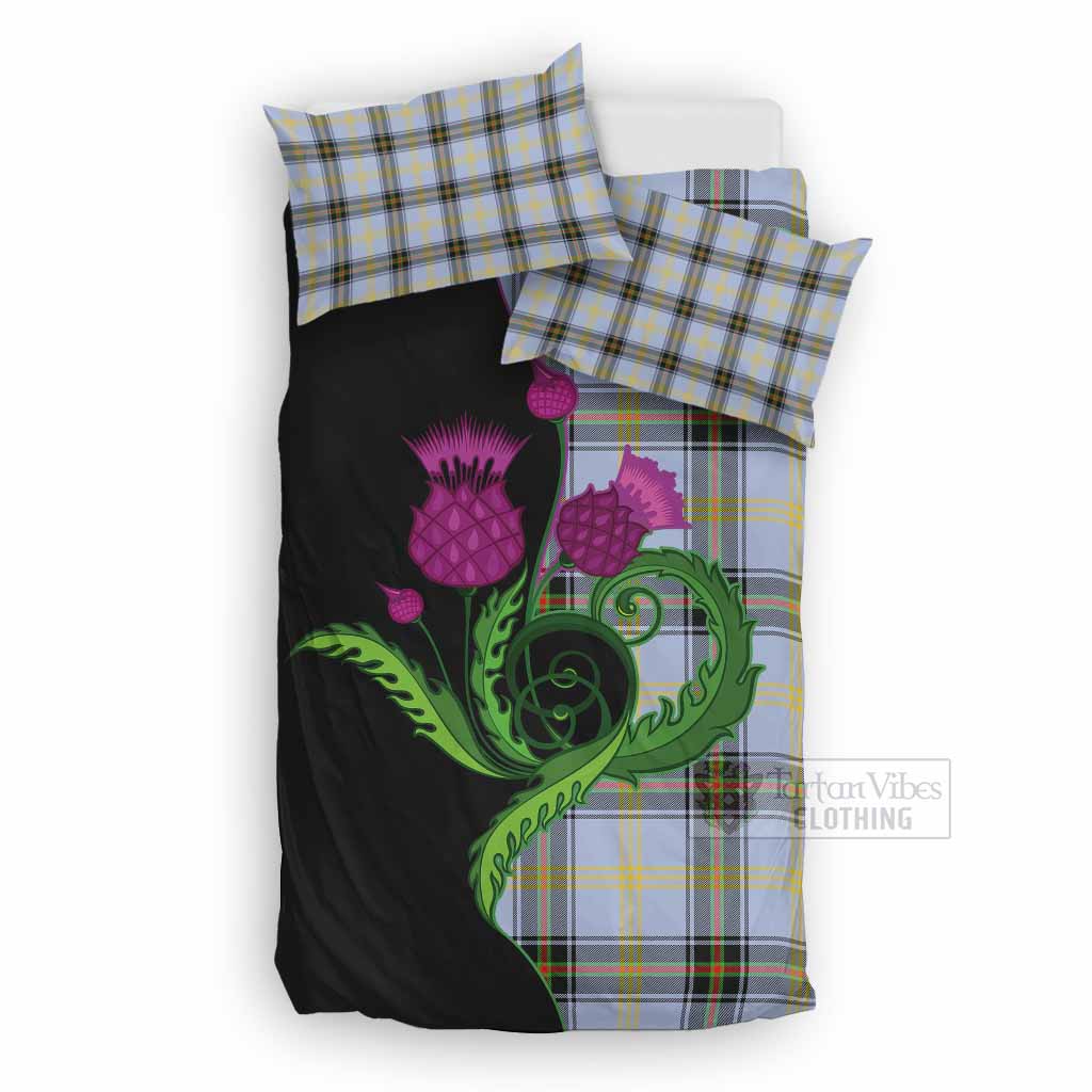 Bell Tartan Bedding Set Traditional Scottish Thistle UK Bedding Set UK Double 79*79 inch - Tartan Vibes Clothing