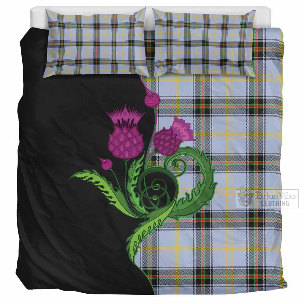 Bell Tartan Bedding Set Traditional Scottish Thistle UK Bedding Set UK Super King 104*94 inch - Tartan Vibes Clothing