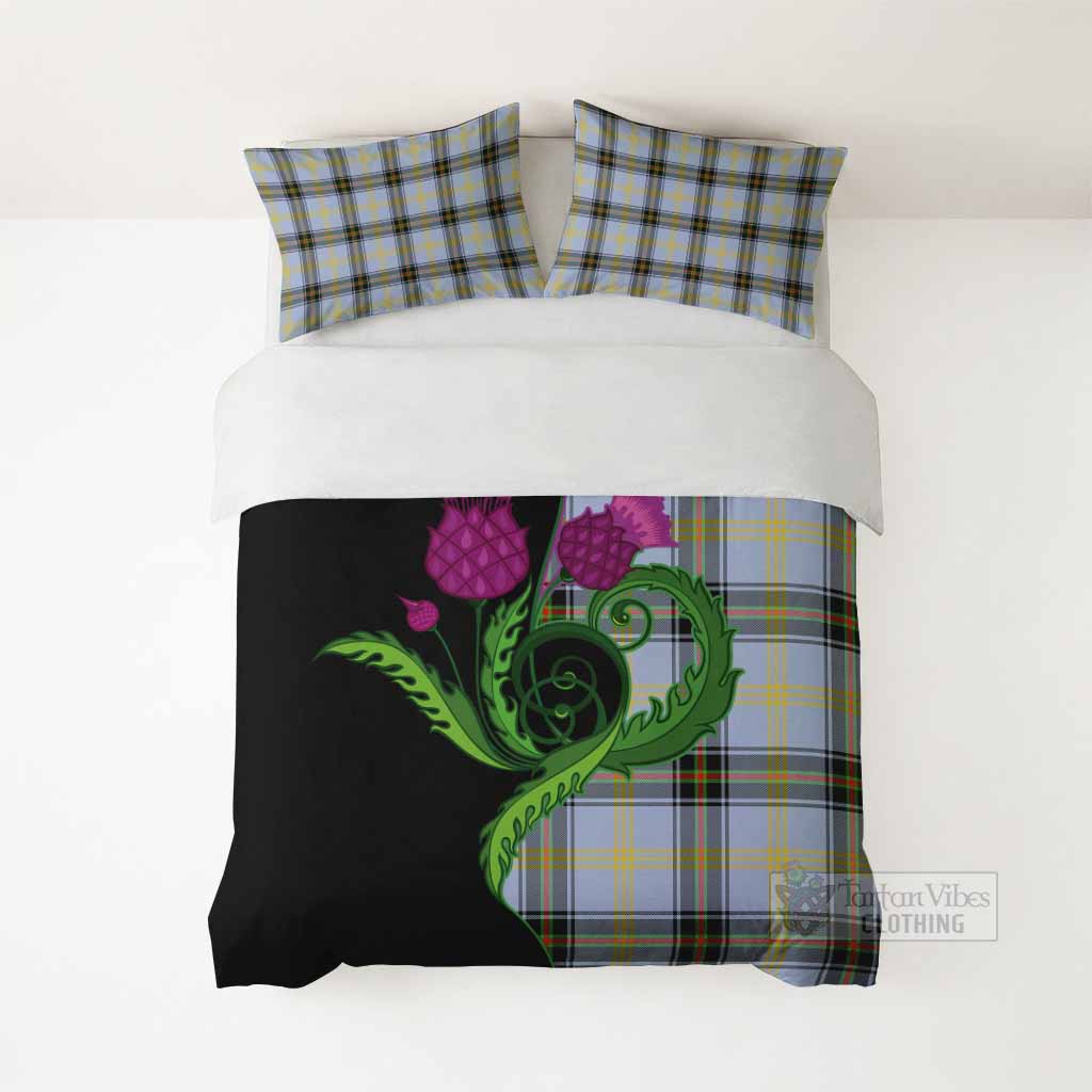 Bell Tartan Bedding Set Traditional Scottish Thistle - Tartan Vibes Clothing