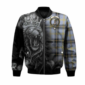 Bell Tartan Bomber Jacket Roaring Lion Heritage