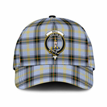 Bell Tartan Classic Cap with Family Crest