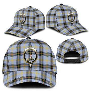 Bell Tartan Classic Cap with Family Crest