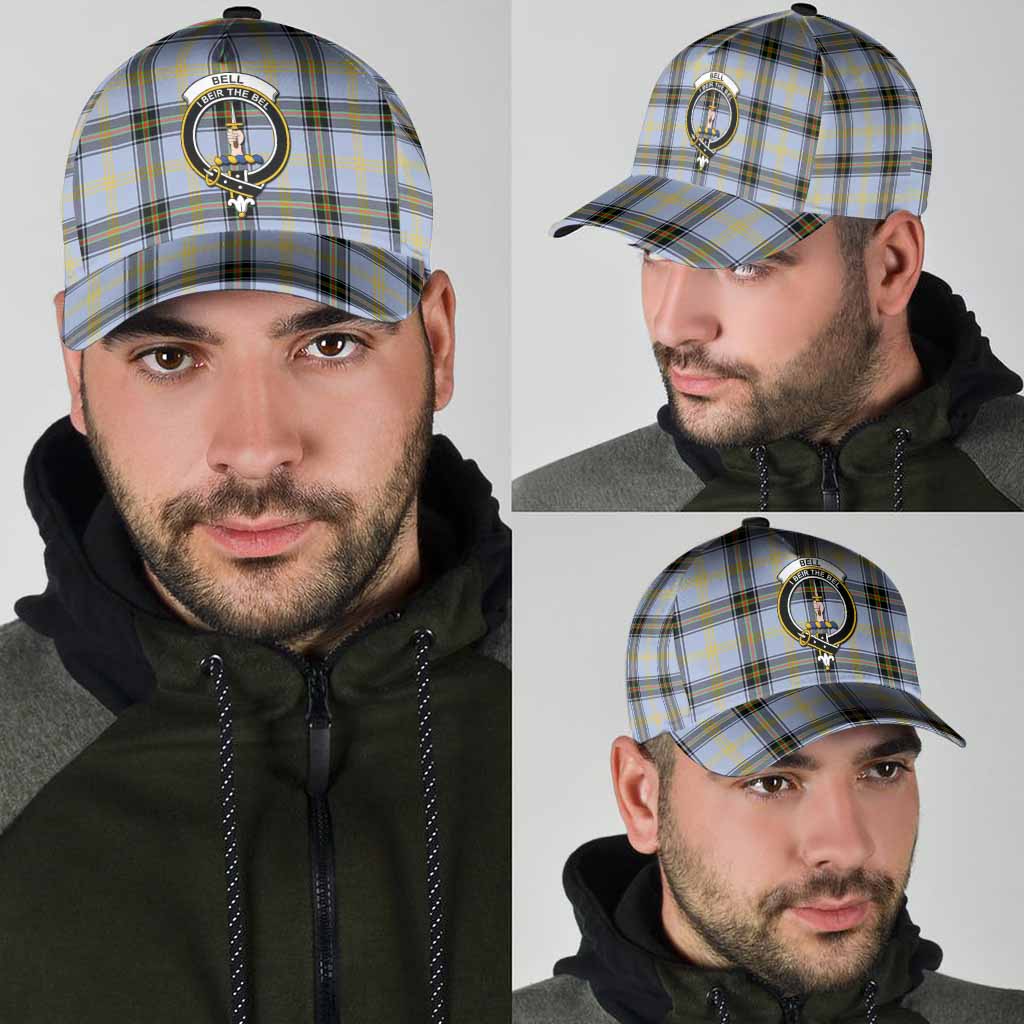 Bell Tartan Classic Cap with Family Crest