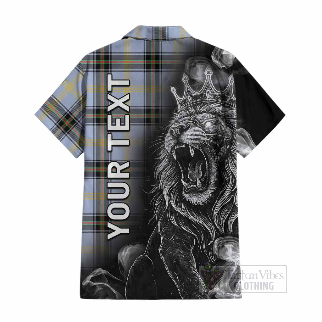 Bell Tartan Cotton Hawaiian Shirt Roaring Lion Heritage
