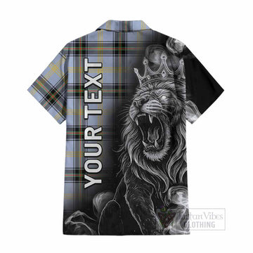 Bell Tartan Cotton Hawaiian Shirt Roaring Lion Heritage