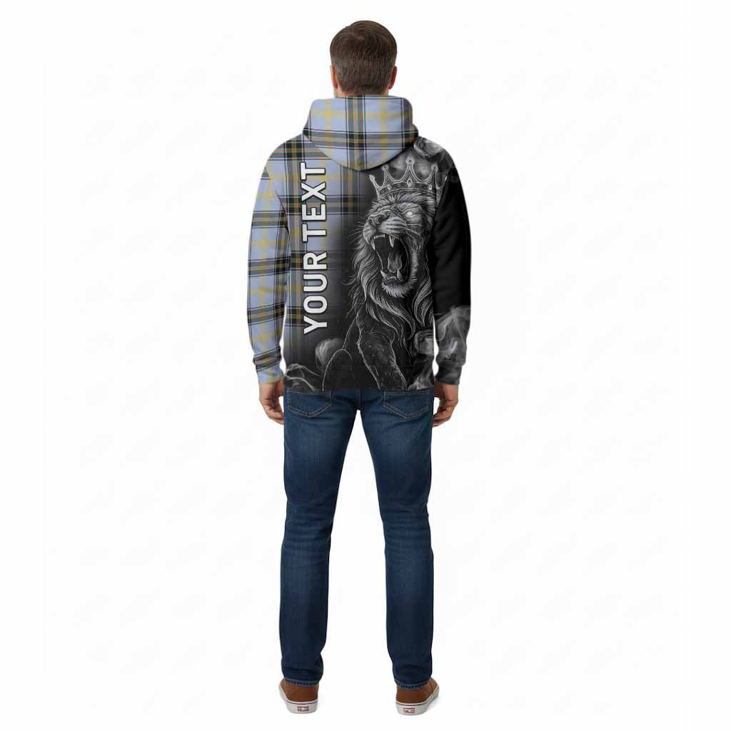 Bell Tartan Cotton Hoodie Roaring Lion Heritage