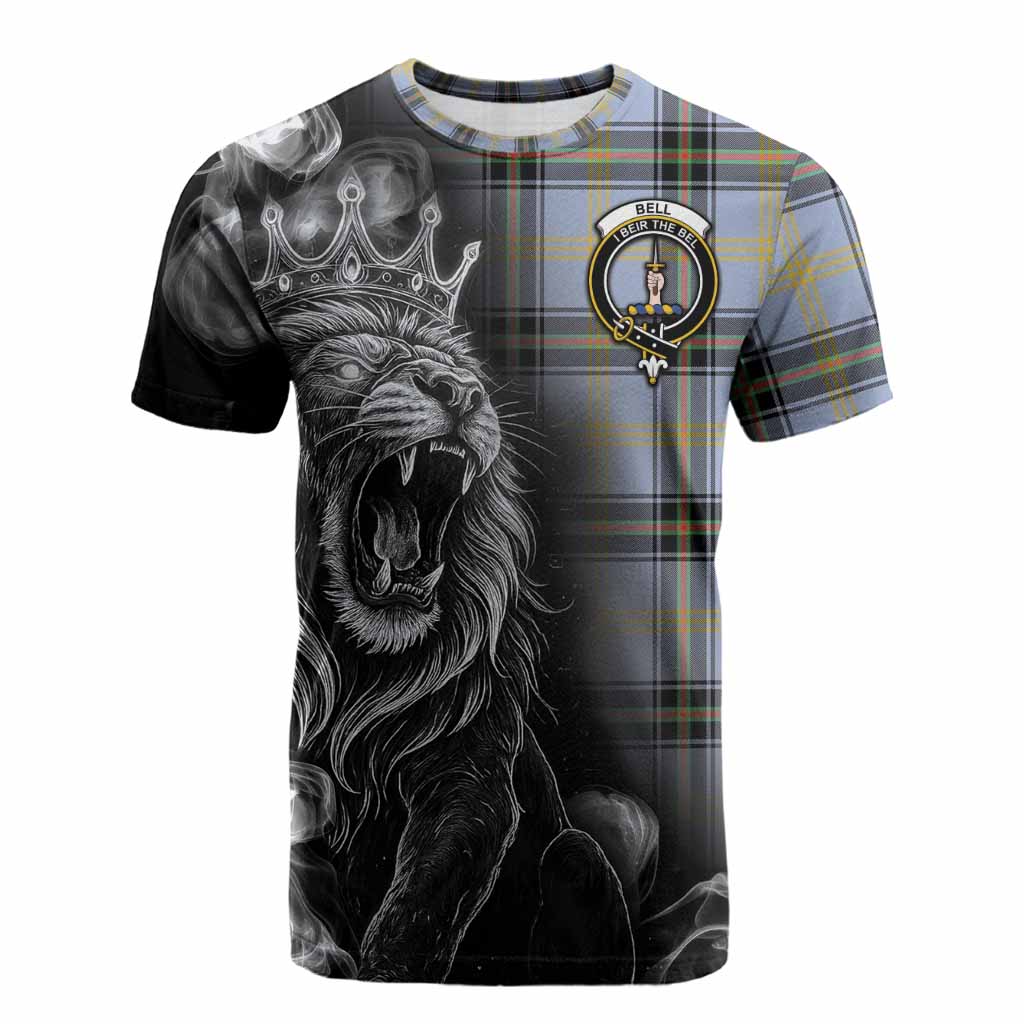 Bell Tartan Cotton T-shirt Roaring Lion Heritage