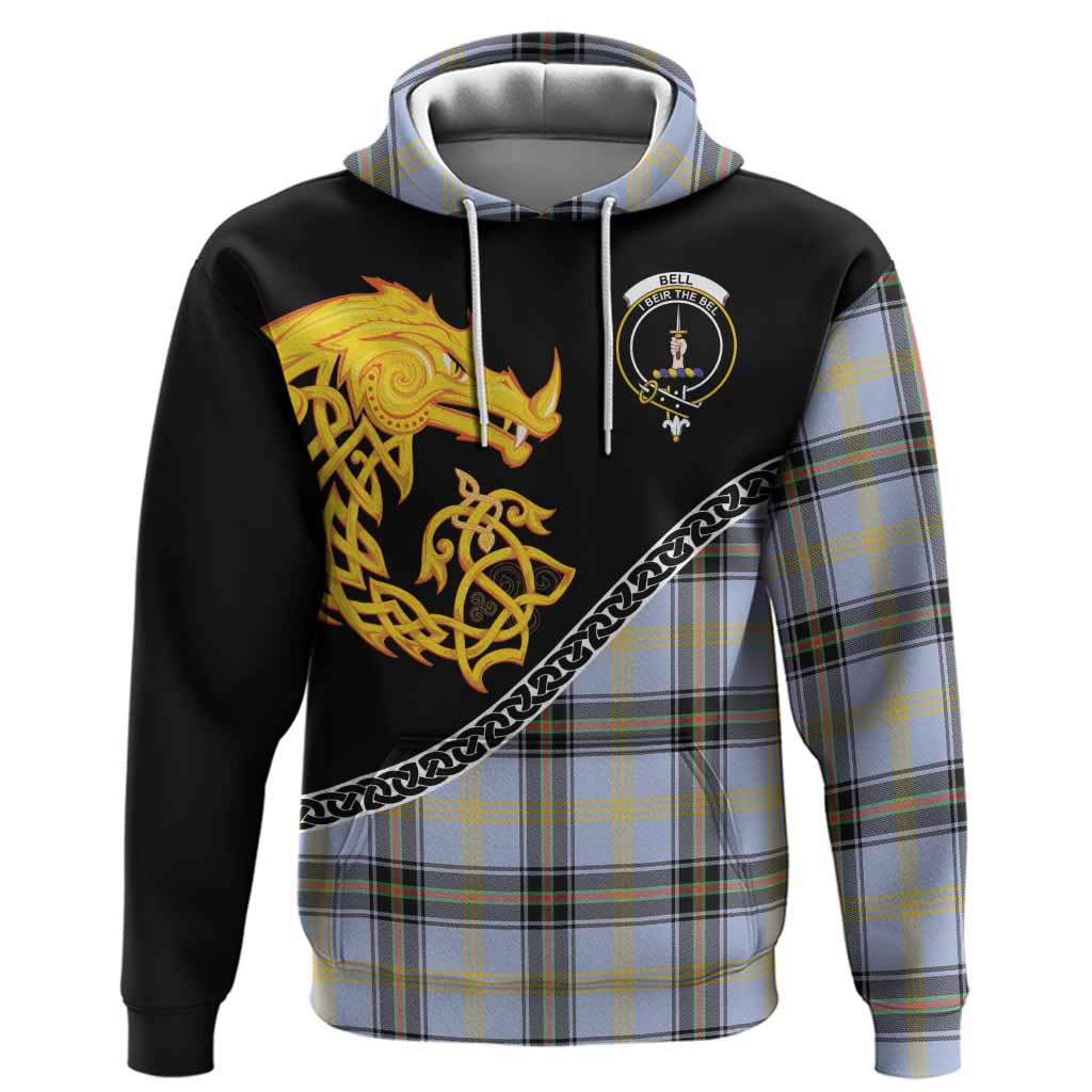 Bell Tartan Crest Hoodie Legendary Dragon Knot Half Style
