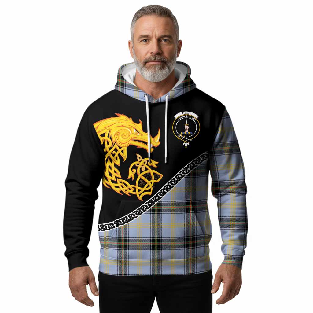 Bell Tartan Crest Hoodie Legendary Dragon Knot Half Style