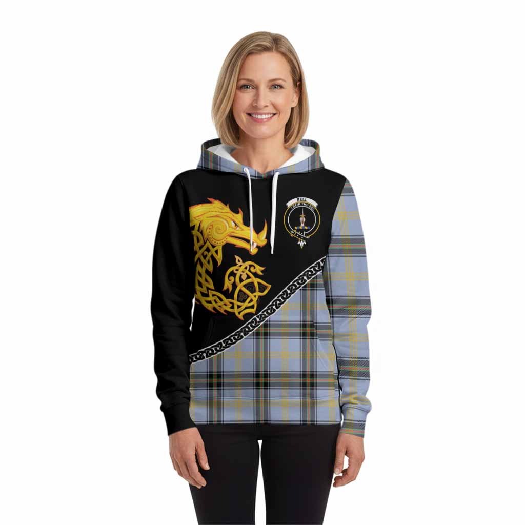 Bell Tartan Crest Hoodie Legendary Dragon Knot Half Style