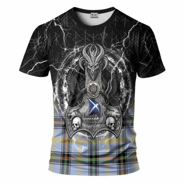 Bell Tartan Crest T-Shirt Celtic Odin's Raven Legacy