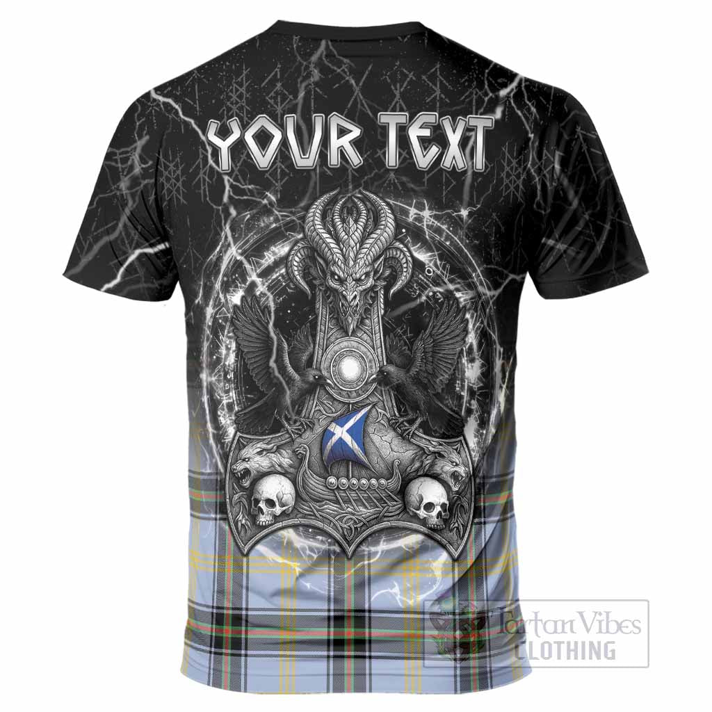 Bell Tartan Crest T-Shirt Celtic Odin's Raven Legacy