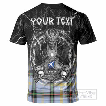 Bell Tartan Crest T-Shirt Celtic Odin's Raven Legacy