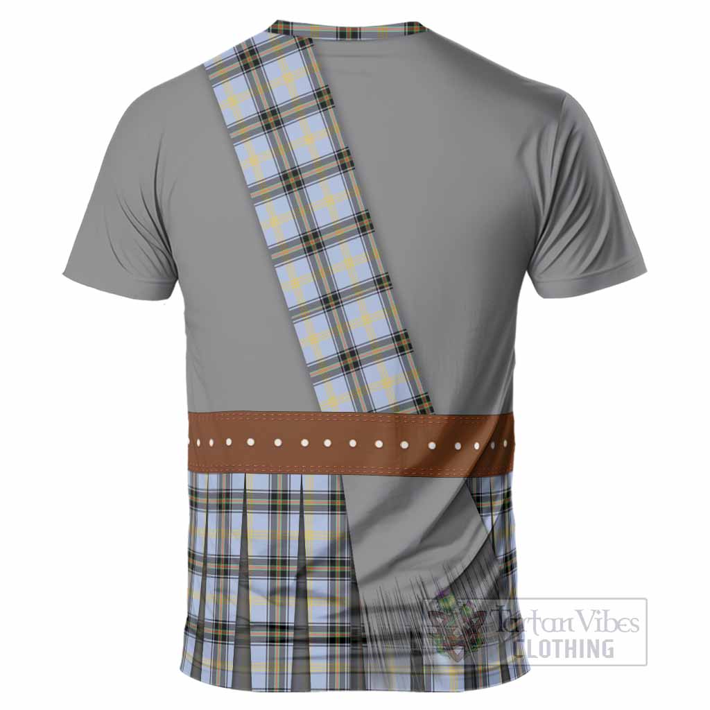 Bell Tartan Crest T-Shirt Kilt Costume Style