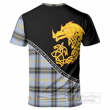 Bell Tartan Crest T-Shirt Legendary Dragon Knot Half Style
