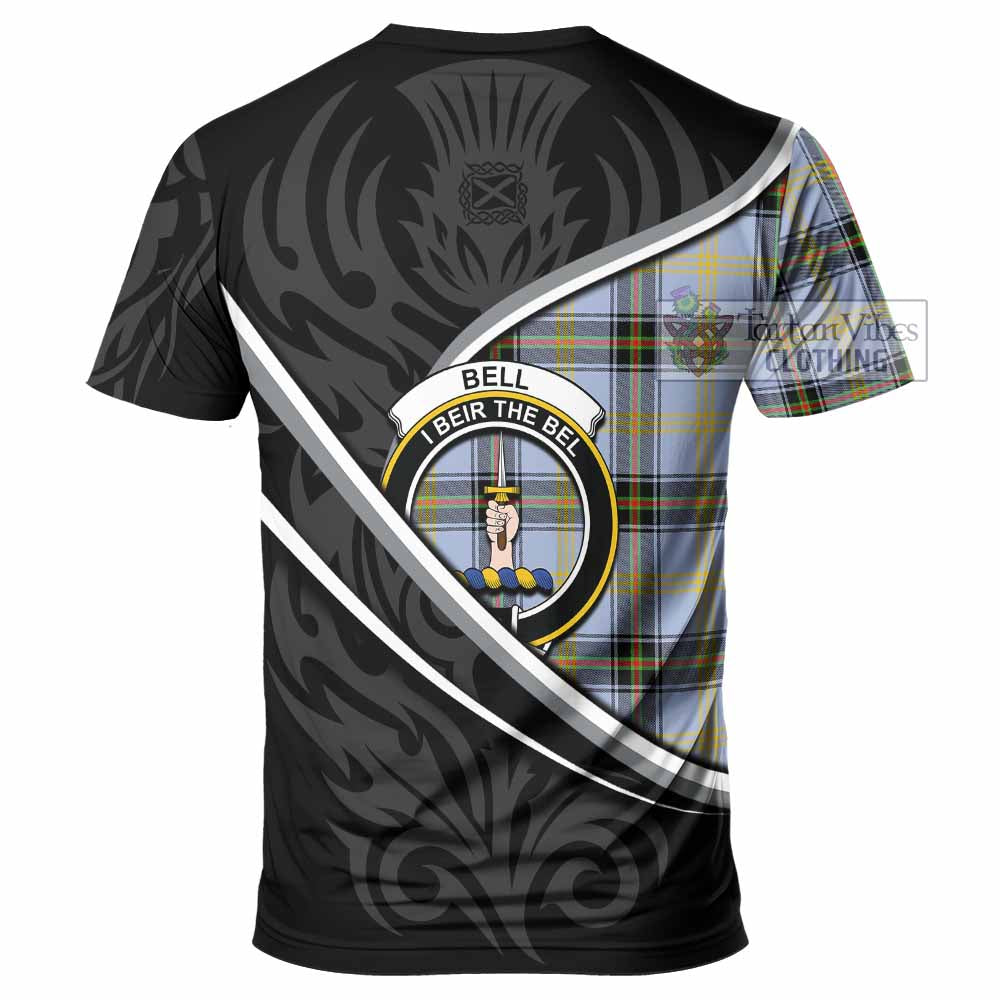 Bell Tartan Family Crest T-shirt Celtic Scottish Thistle Floral - Tartan Vibes Clothing