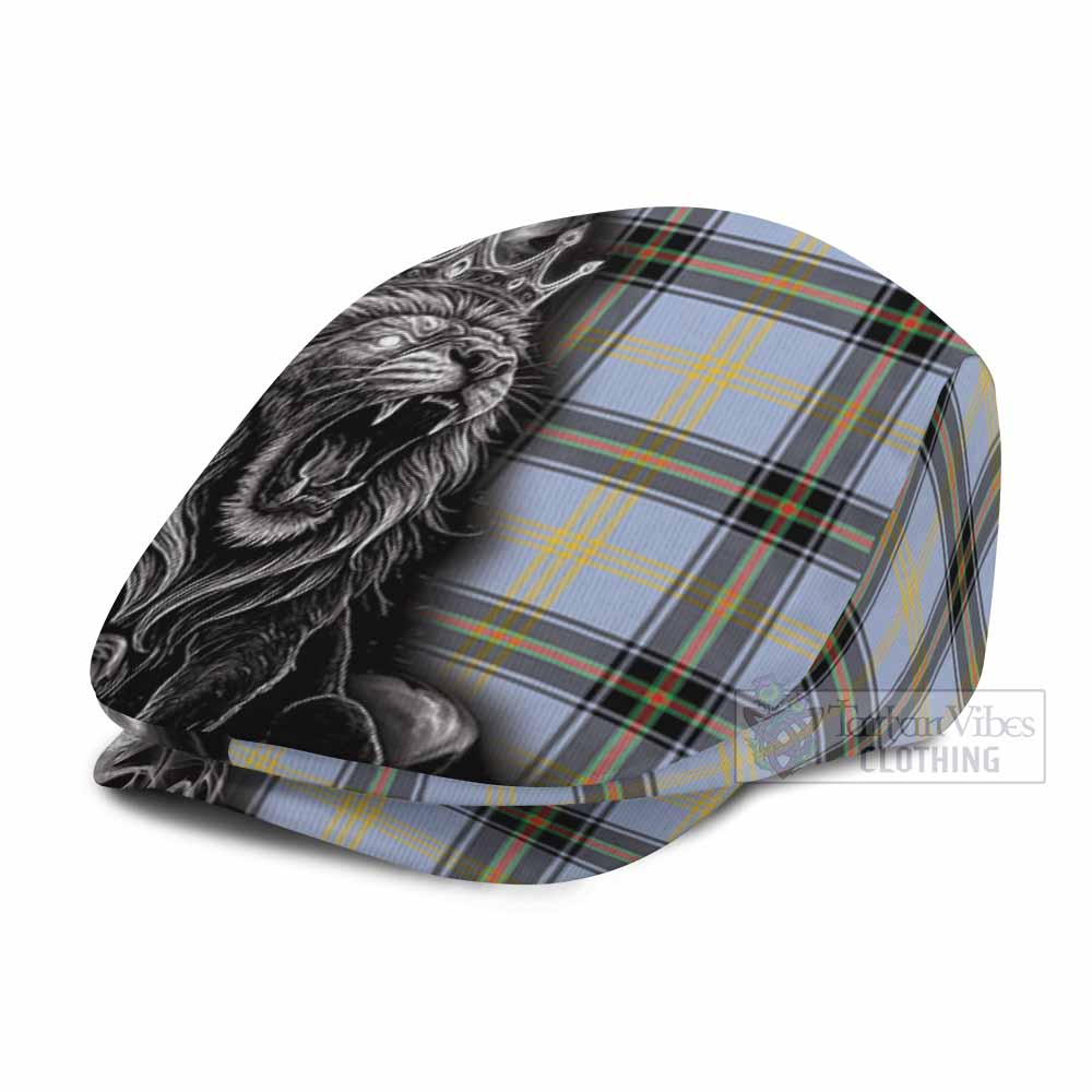 Bell Tartan Flat Cap, Jeff Cap Roaring Lion Heritage