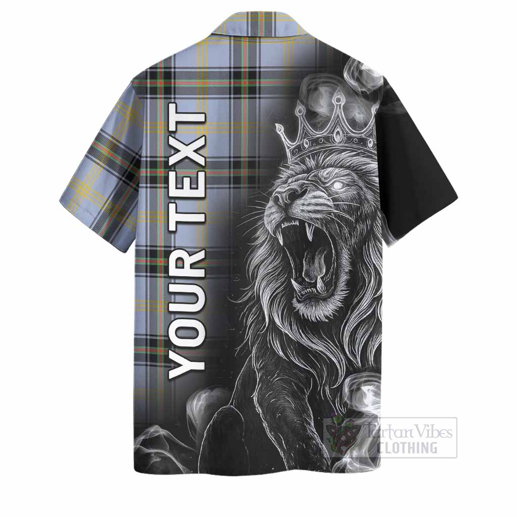 Bell Tartan Hawaiian Shirt Roaring Lion Heritage