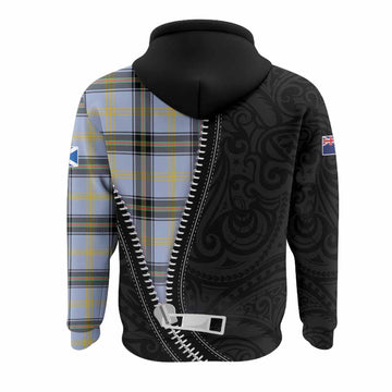 Bell Tartan Hoodie New Zealand Pattern Unique Zipper Stylized