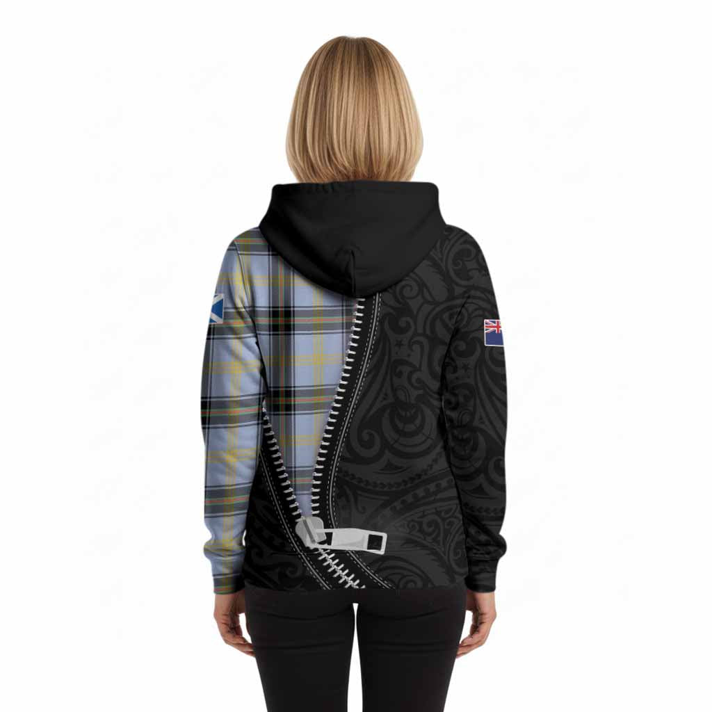 Bell Tartan Hoodie New Zealand Pattern Unique Zipper Stylized